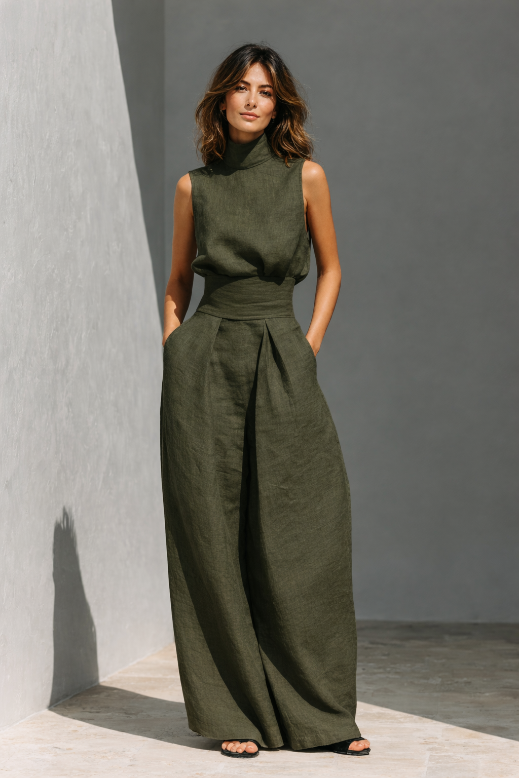 Riley | Linen Cotton Two-Piece Set