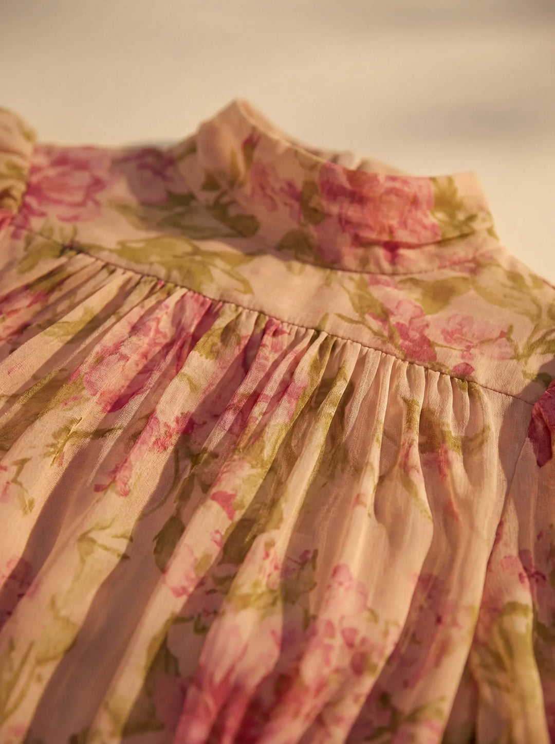 Rosario | Floral Chiffon Midi Dress