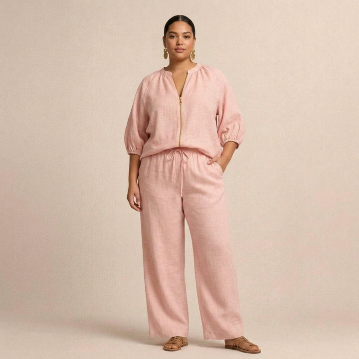 Adeline | Casual Set with Zipper