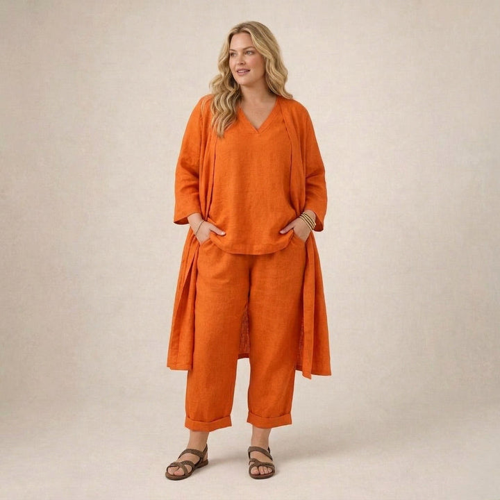 Marianne | Loose Linen Set