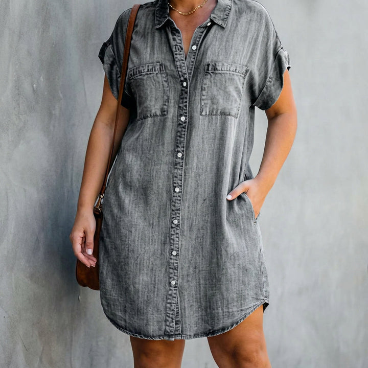 Helen | Button-Down Shirt Dress