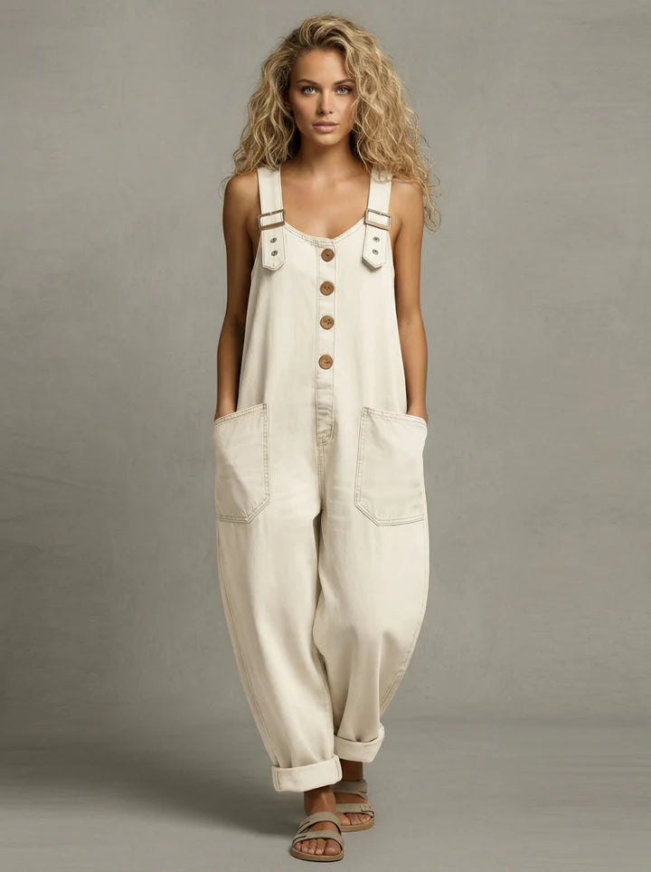 Lejla | Elegant Denim Jumpsuit with Pockets