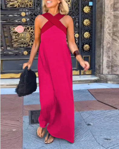 Delphine | Cross Cut Dress