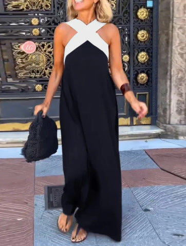 Delphine | Cross Cut Dress