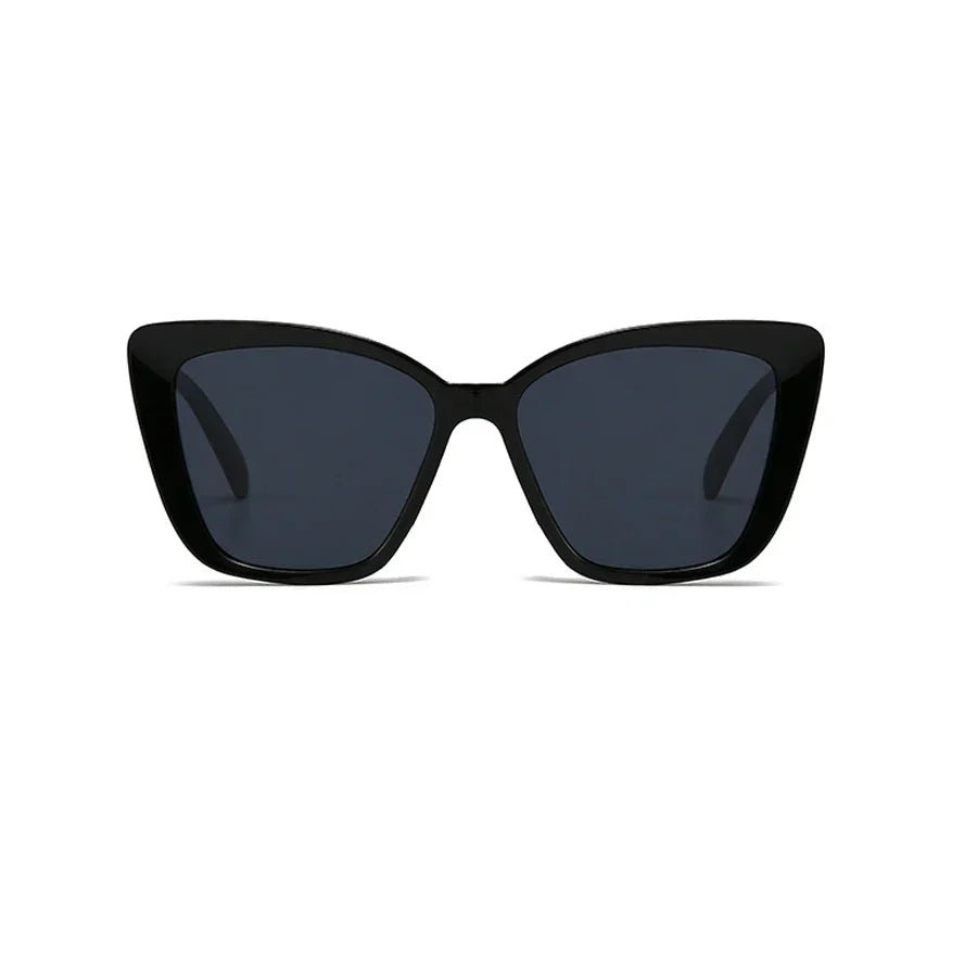 Sunglasses, large cat-eye frame in leopard print, plastic/acrylic, Women's