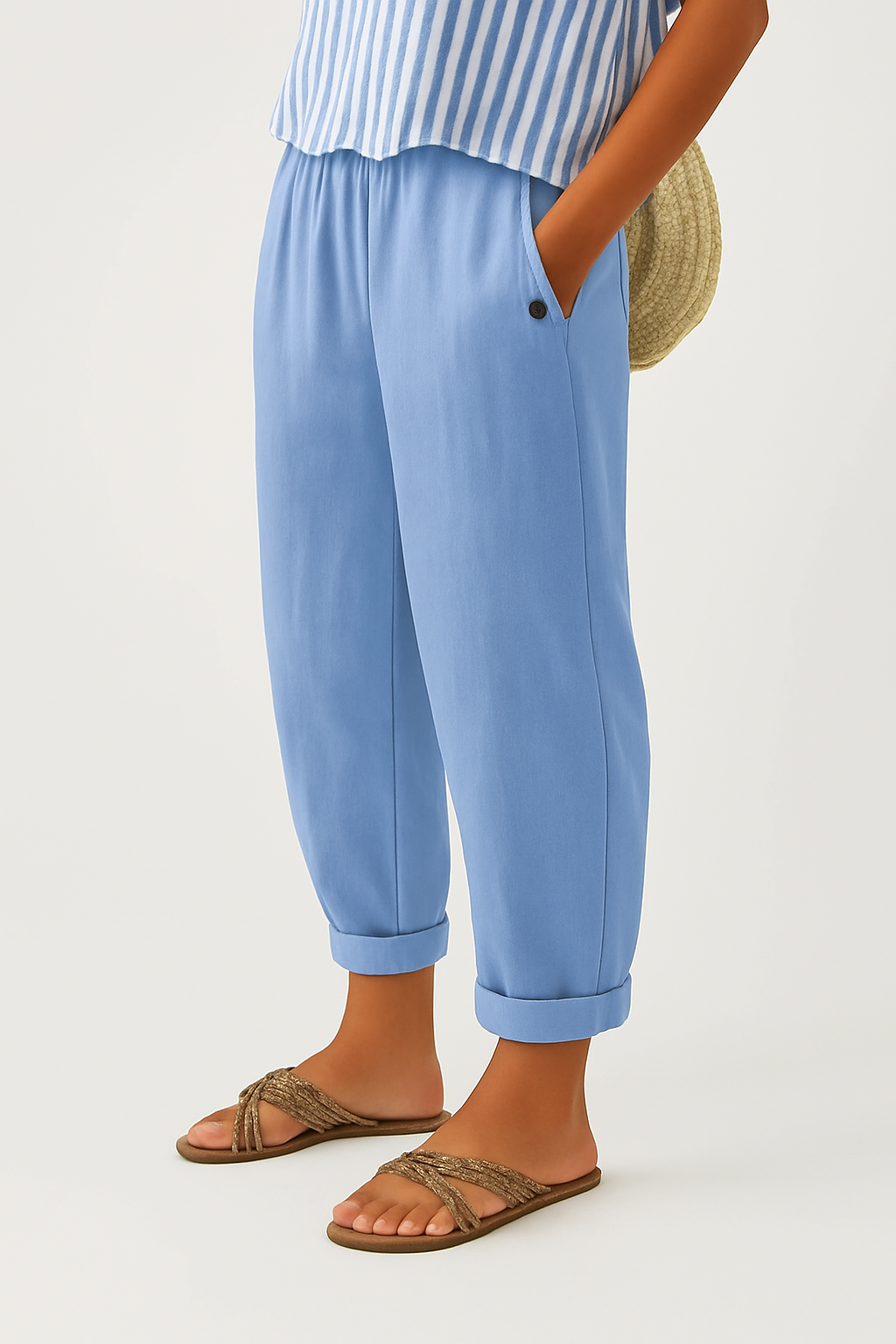 Romina™ | Linen and Cotton Pants, Timeless Style