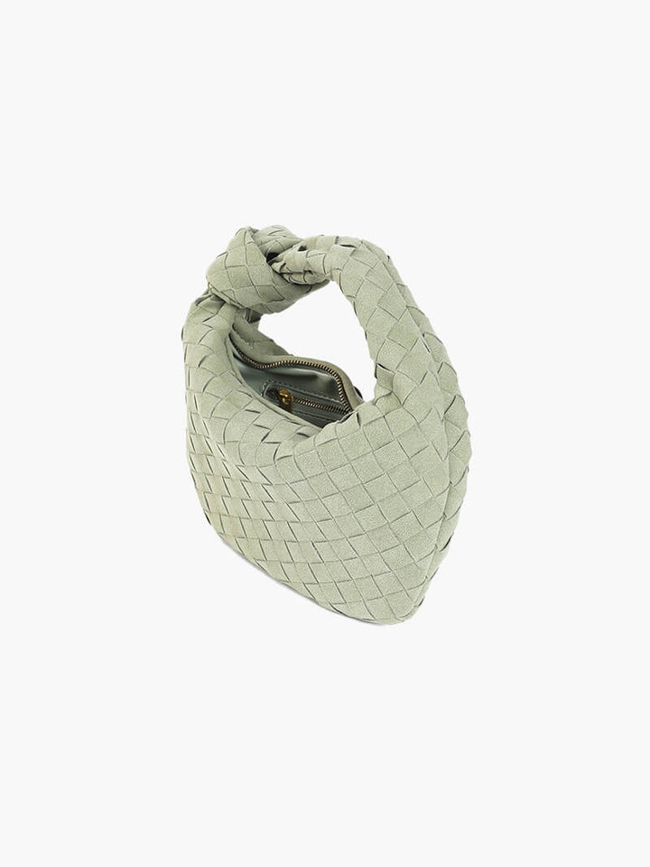 Anemone | Mini Woven Suede Bag