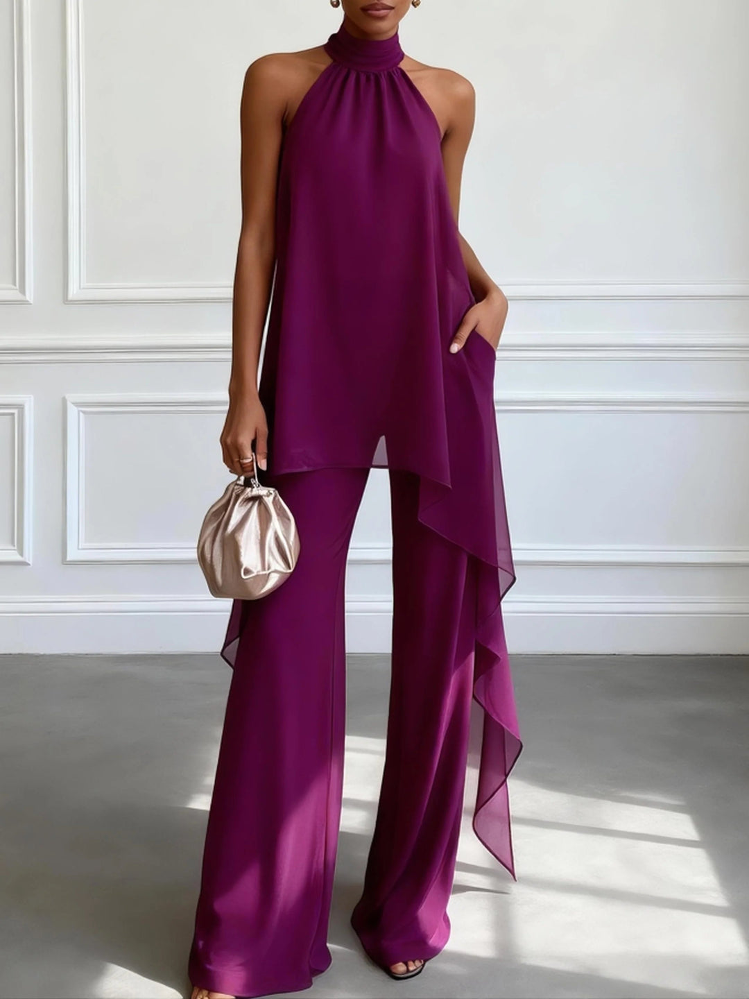 Grace | Halter Two-Piece Set