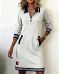 Abigail | Women's Long Sleeve Cotton Midi Dress, Flattering Summer Dress for Holidays and Everyday Wear, Flattering Summer Dress for Holidays and Everyday Wear - image 16