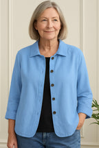 Addison | Women's Classic Lightweight Shirt Cardigan, Lightweight Summer Top for Holidays and Casual Wear, Lightweight Summer Top for Holidays and Casual Wear - image 1
