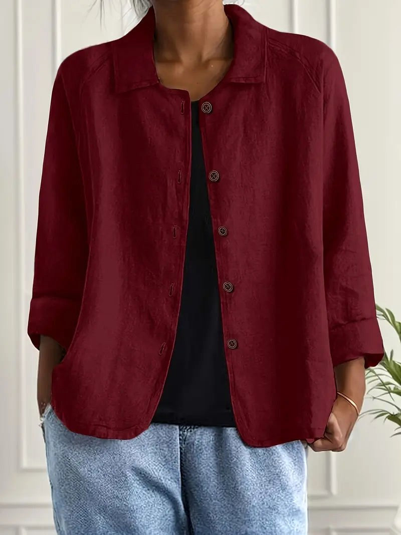 Addison | Women's Classic Lightweight Shirt Cardigan, Lightweight Summer Top for Holidays and Casual Wear, Lightweight Summer Top for Holidays and Casual Wear - image 12
