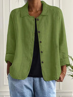 Addison | Women's Classic Lightweight Shirt Cardigan, Lightweight Summer Top for Holidays and Casual Wear, Lightweight Summer Top for Holidays and Casual Wear - image 13