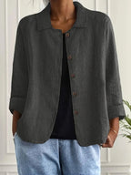 Addison | Women's Classic Lightweight Shirt Cardigan, Lightweight Summer Top for Holidays and Casual Wear, Lightweight Summer Top for Holidays and Casual Wear - image 15
