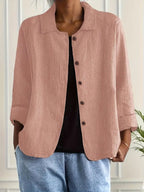Addison | Women's Classic Lightweight Shirt Cardigan, Lightweight Summer Top for Holidays and Casual Wear, Lightweight Summer Top for Holidays and Casual Wear - image 4