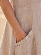 Alannah | Women's Lightweight Cotton Dress with Pockets, Relaxed Everyday Dress | The Shrader Sisters
