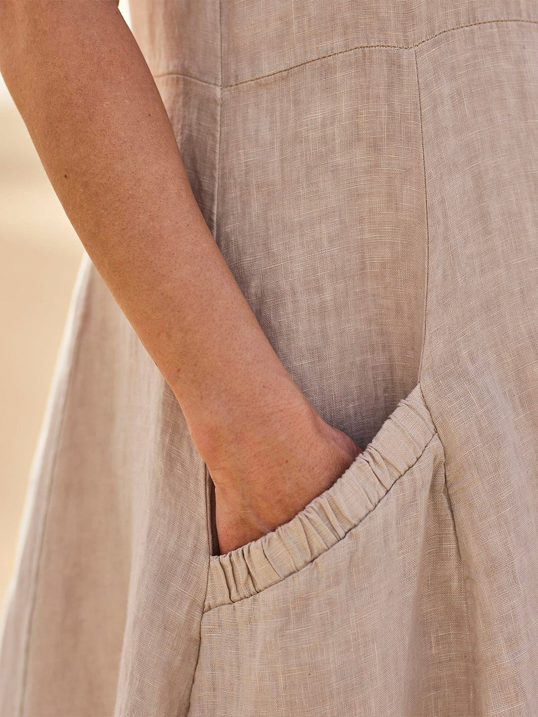 Alannah | Women's Lightweight Cotton Dress with Pockets, Relaxed Everyday Dress | The Shrader Sisters