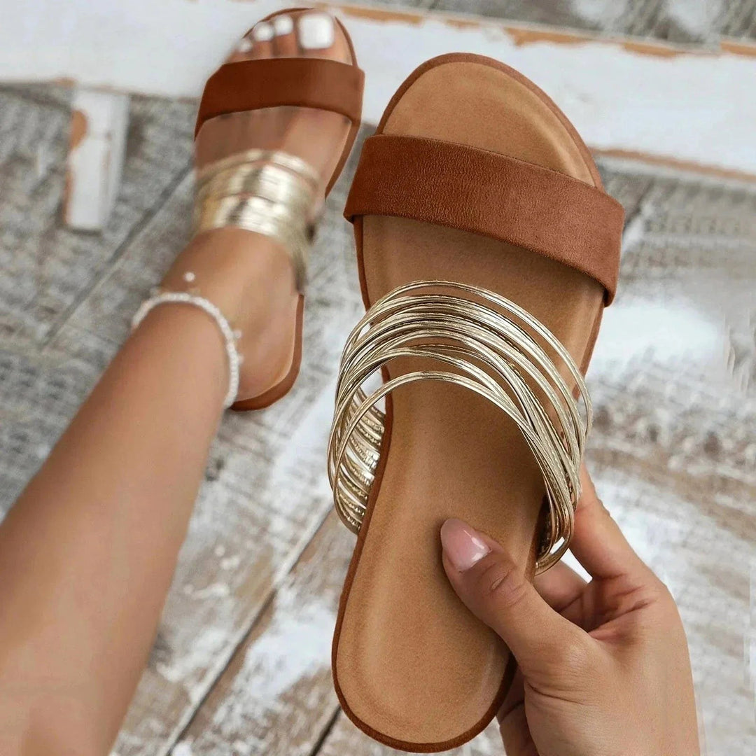 Alma | Women's Comfortable Orthopedic Sandals - Chestnut Brown