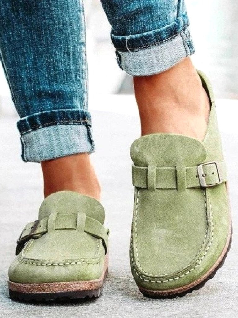 Amberly | Women's Comfort Clogs, Relaxed Summer Outfit for Holidays and Everyday Wear, Relaxed Summer Outfit for Holidays and Everyday Wear - Sage Green