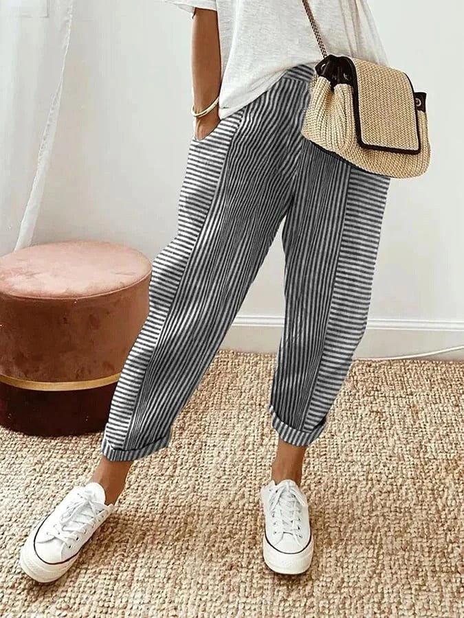 Amy | Women's Lightweight Wide-Leg Trousers - image 5