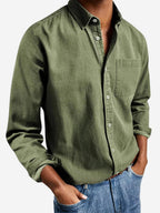 Angus | Men's Breathable Shirt, Regular Fit Everyday Shirt | The Shrader Sisters