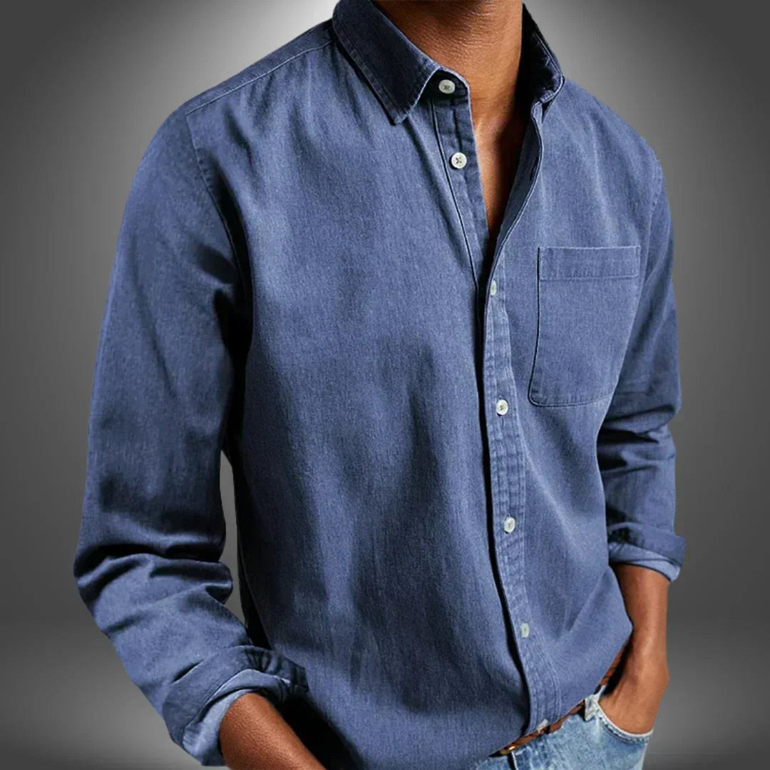 Angus | Men's Breathable Shirt, Regular Fit Everyday Shirt | The Shrader Sisters