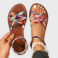 April | Women's Handmade Lightweight Sandals, Summer Everyday Sandals | The Shrader Sisters | Multicolor