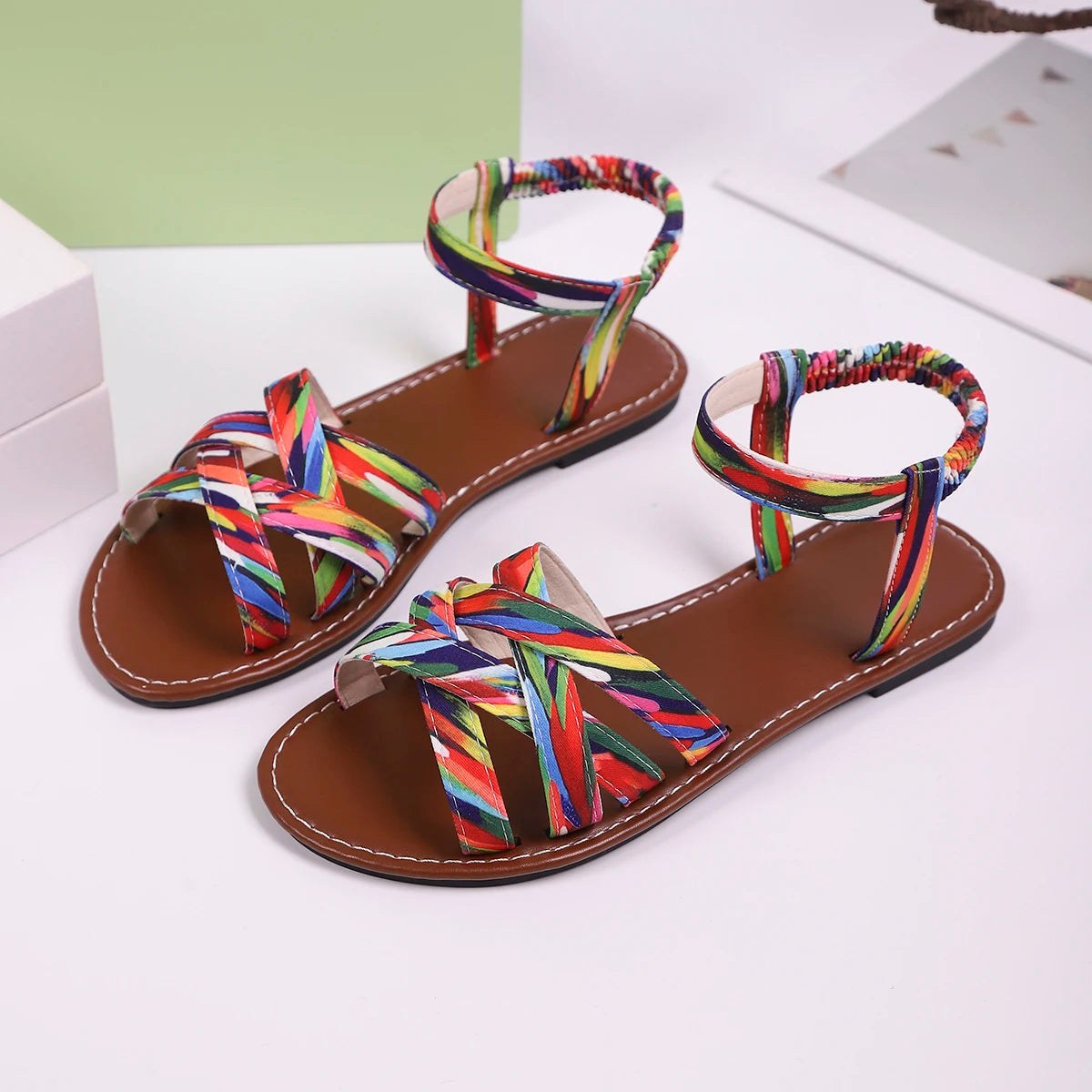 April | Women's Handmade Lightweight Sandals, Summer Everyday Sandals | The Shrader Sisters