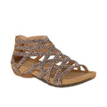 Ashlee | Women's Orthopedic Adjustable Sandals, Cushioned Arch Support Sandals | The Shrader Sisters | Brown