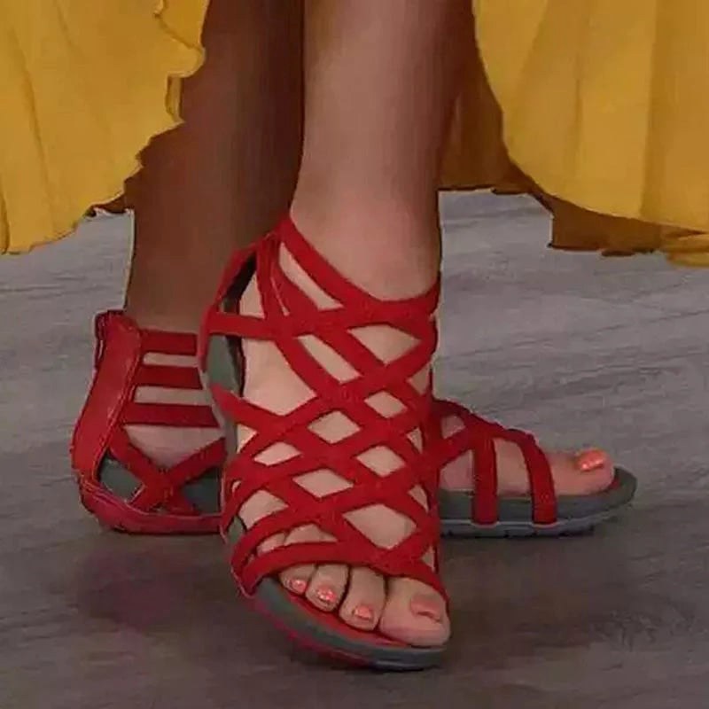 Ashlee | Women's Orthopedic Adjustable Sandals, Cushioned Arch Support Sandals | The Shrader Sisters