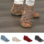 Ashlee | Women's Orthopedic Adjustable Sandals, Cushioned Arch Support Sandals | The Shrader Sisters