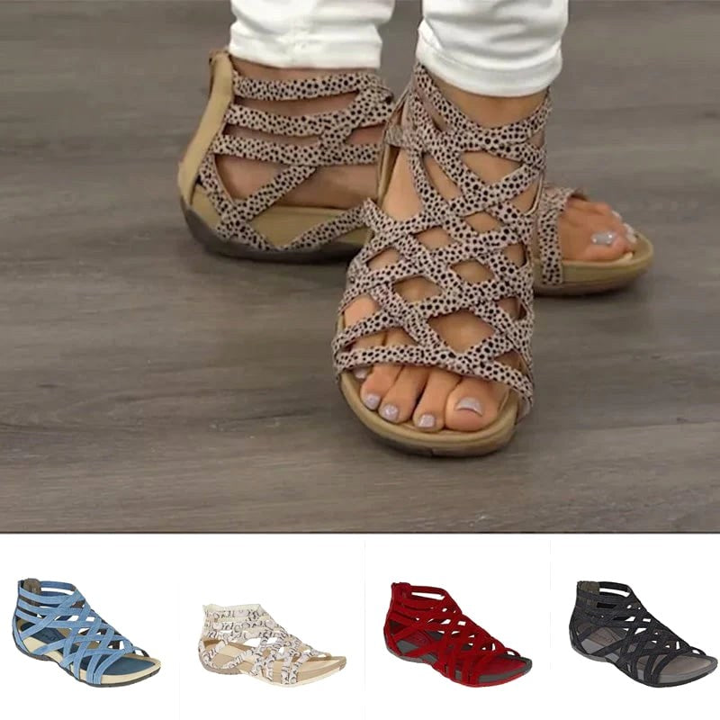 Ashlee | Women's Orthopedic Adjustable Sandals, Cushioned Arch Support Sandals | The Shrader Sisters