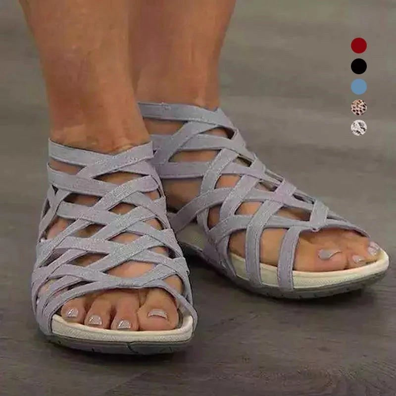 Ashlee | Women's Orthopedic Adjustable Sandals, Cushioned Arch Support Sandals | The Shrader Sisters