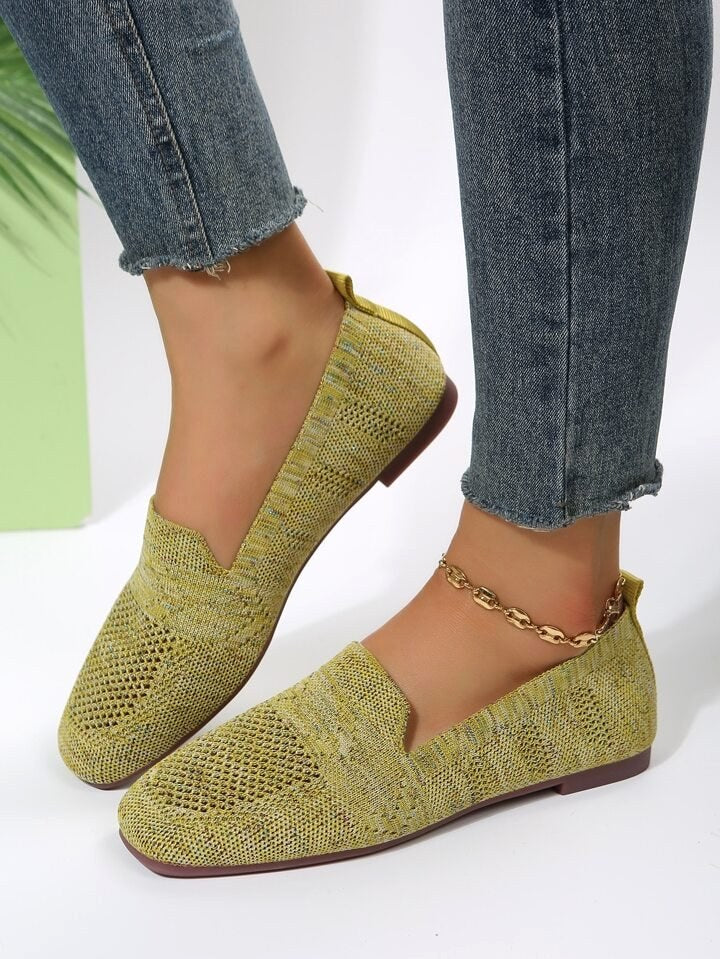 Ashlyn | Women's Lightweight Orthopedic Slip-On Shoes, Comfortable Walking Shoes | The Shrader Sisters | Green
