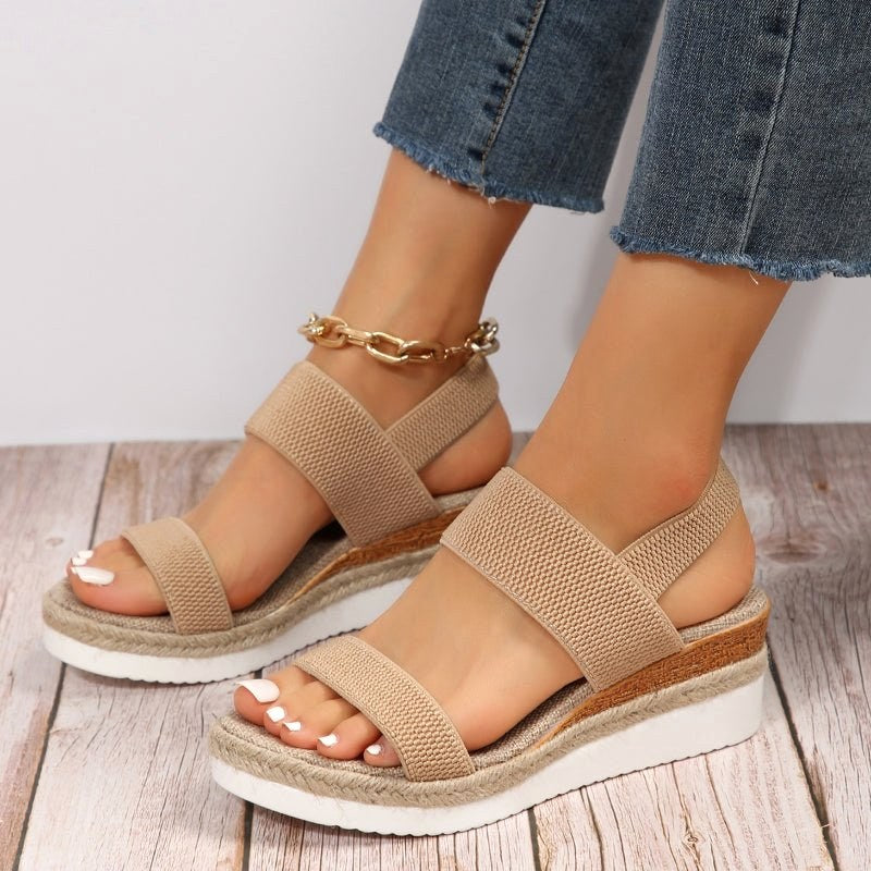 Autumn | Women's Orthopedic Platform Sandals - Pink