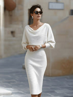 Avery | Women's Luxurious Midi Dress, Flowy Summer Occasionwear for Holidays and Special Events, Flowy Summer Occasionwear for Holidays and Special Events - image 14