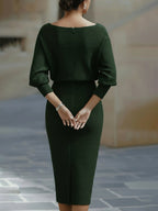 Avery | Women's Luxurious Midi Dress, Flowy Summer Occasionwear for Holidays and Special Events, Flowy Summer Occasionwear for Holidays and Special Events - image 5