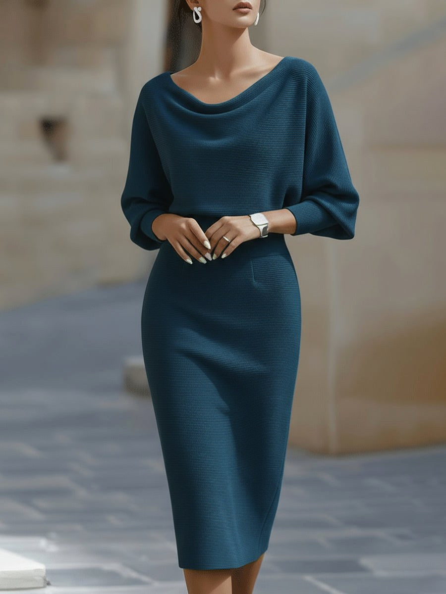Avery | Women's Luxurious Midi Dress, Flowy Summer Occasionwear for Holidays and Special Events, Flowy Summer Occasionwear for Holidays and Special Events - image 6