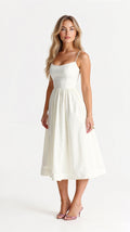 Avery | Women's Sleeveless Midi Dress, Flattering Summer Dress for Holidays and Everyday Wear, Flattering Summer Dress for Holidays and Everyday Wear - image 4