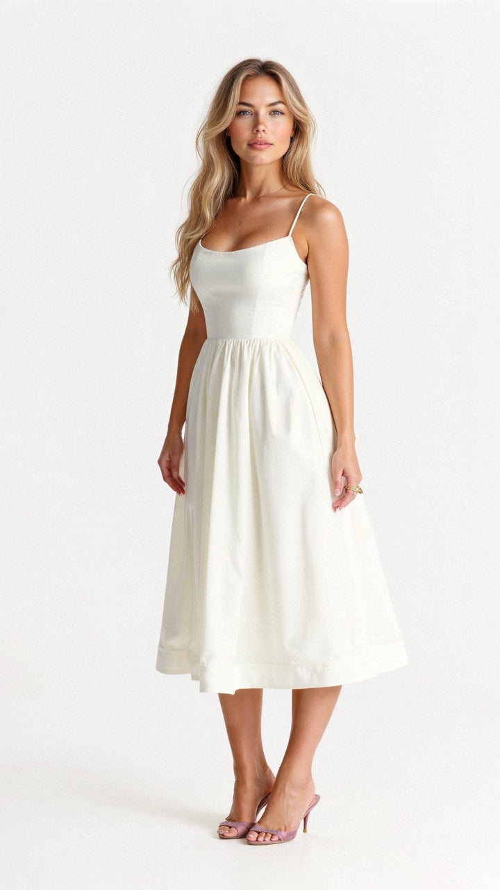 Avery | Women's Sleeveless Midi Dress - image 4