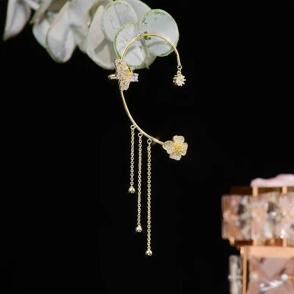 Aureluna – Butterfly Tassel Earrings