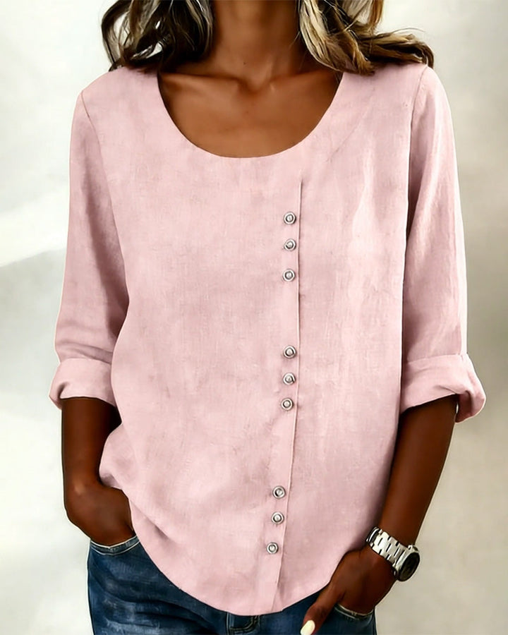 Lauren | Long-Sleeve Crew Neck Top