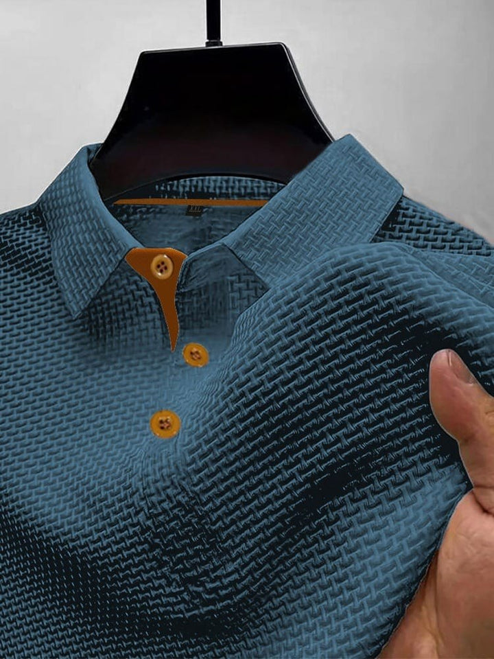 Baxter | Men's Breathable Modern Polo Shirt, Lightweight Smart-Casual Top | The Shrader Sisters