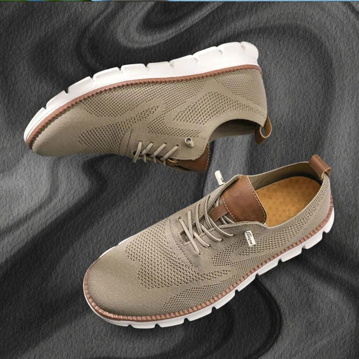 Beau | Men's Orthopedic Walking Shoes, Wide Toe Box Support Shoes | The Shrader Sisters