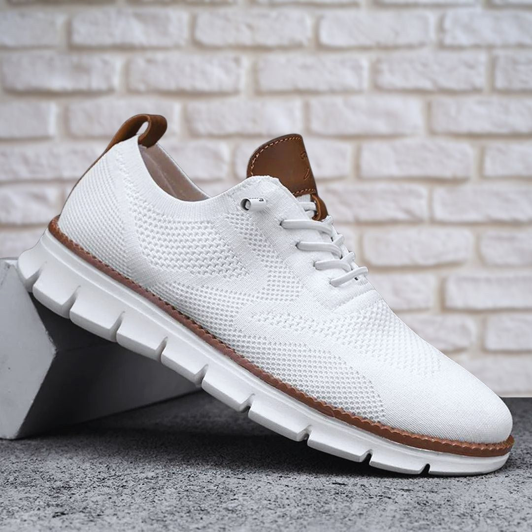 Beau | Men's Orthopedic Walking Shoes, Wide Toe Box Support Shoes | The Shrader Sisters | Olive