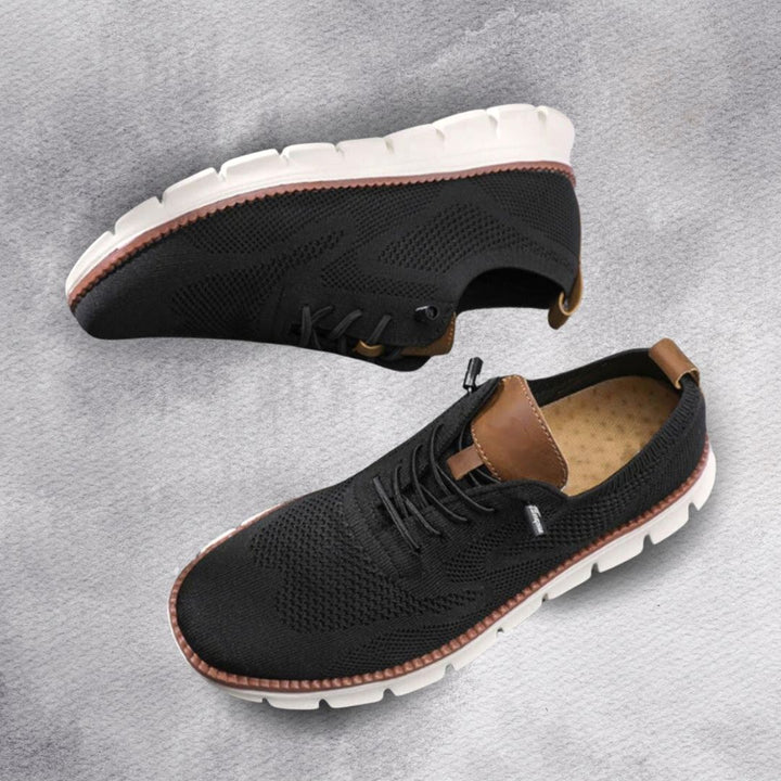 Beau | Men's Orthopedic Walking Shoes, Wide Toe Box Support Shoes | The Shrader Sisters