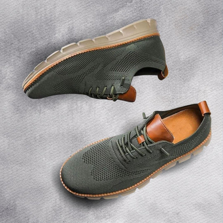 Beau | Men's Orthopedic Walking Shoes, Wide Toe Box Support Shoes | The Shrader Sisters