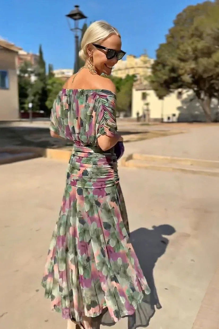 Bella | Women's V-Neck Fantasy Party Maxi Dress - image 13