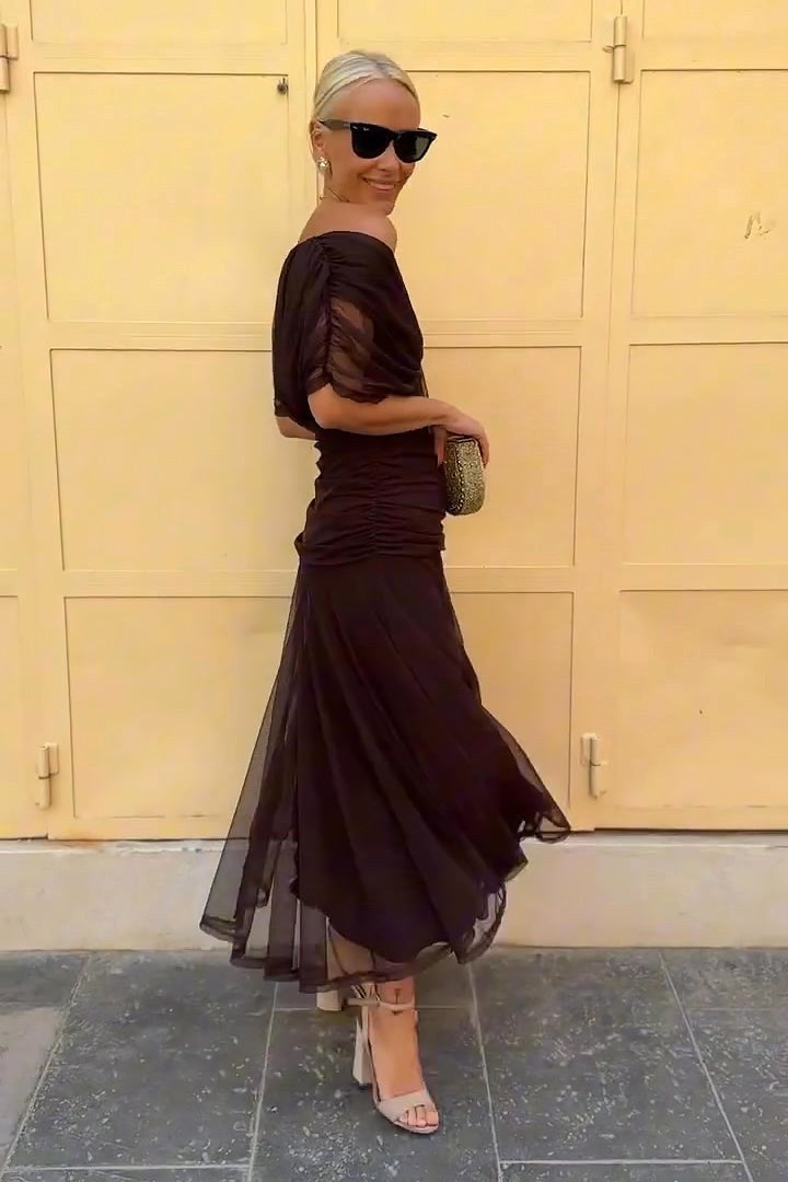 Bella | Women's V-Neck Fantasy Party Maxi Dress - image 9