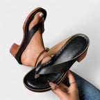 Billie | Women's Orthopaedic Heeled Shoes, Supportive Heel Shoes | The Shrader Sisters | Marrón