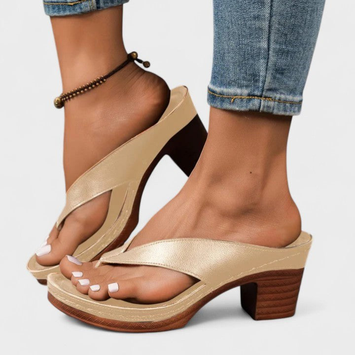 Billie | Women's Orthopaedic Heeled Shoes, Supportive Heel Shoes | The Shrader Sisters